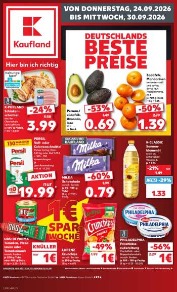Prospekte Kaufland - 24.09.2026 - 30.09.2026.