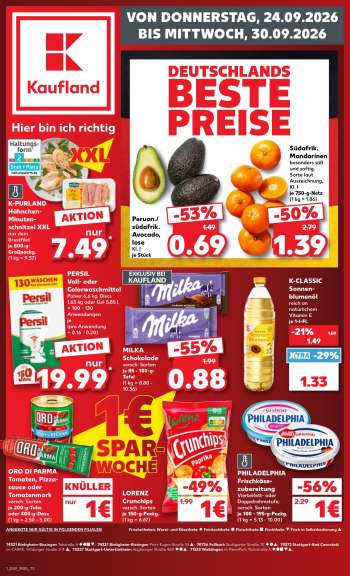 Prospekte Kaufland - 24.09.2026 - 30.09.2026.