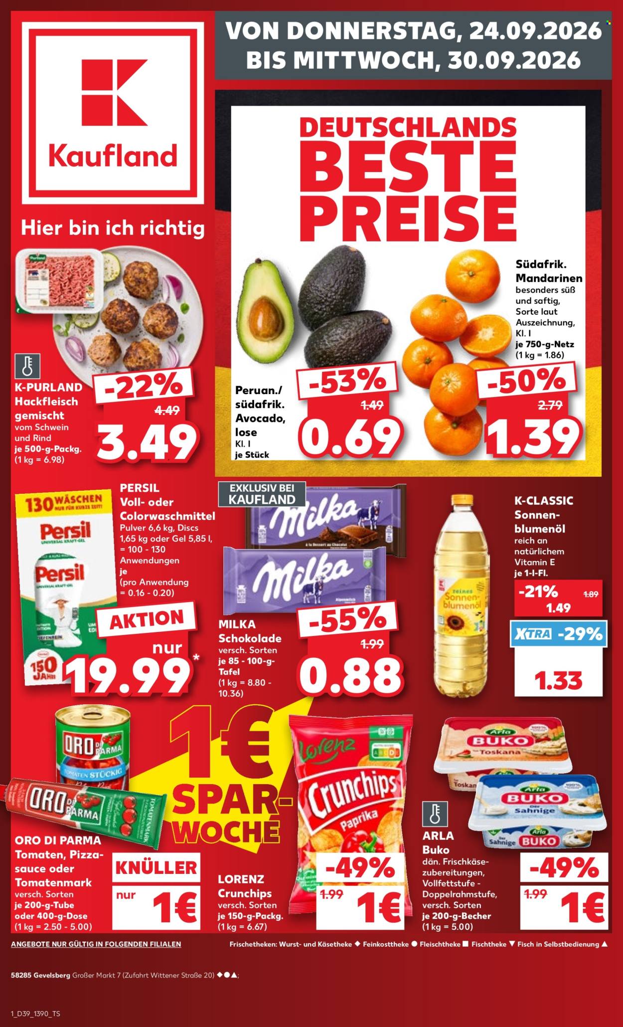 Kaufland Prospekte  - 24.09.2026 - 30.09.2026. Seite 1