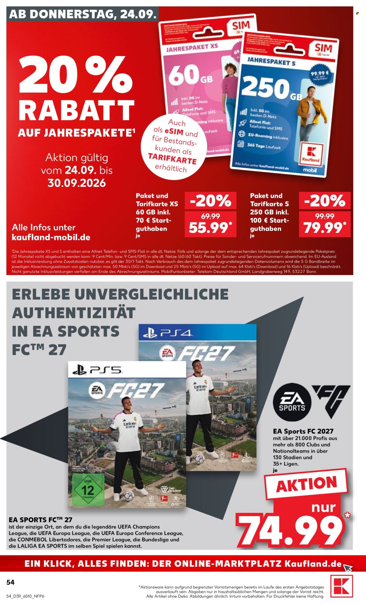 Kaufland Prospekte  - 24.09.2026 - 30.09.2026. Seite 52