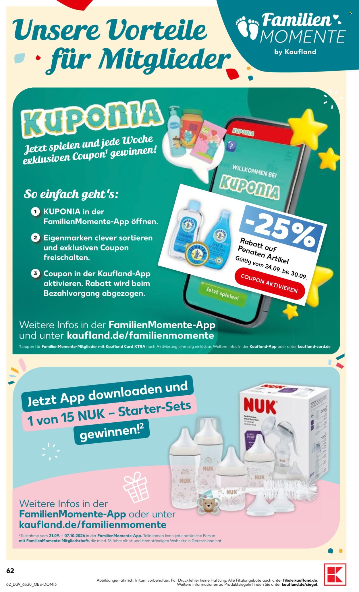Kaufland Prospekte  - 24.09.2026 - 30.09.2026. Seite 62