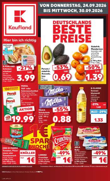 Prospekte Kaufland - 24.09.2026 - 30.09.2026.