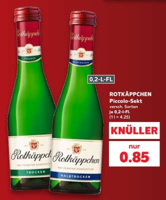 Rotkäppchen Piccolo Sekt