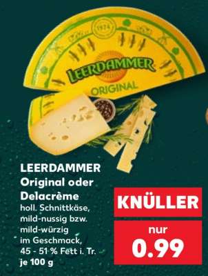 LEERDAMMER Original oder Delacrème