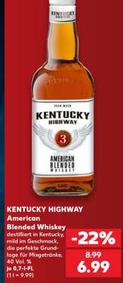 KENTUCKY HIGHWAY American Blended Whiskey