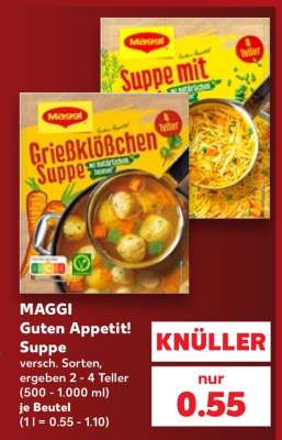 Maggi Guten Appetit Suppe