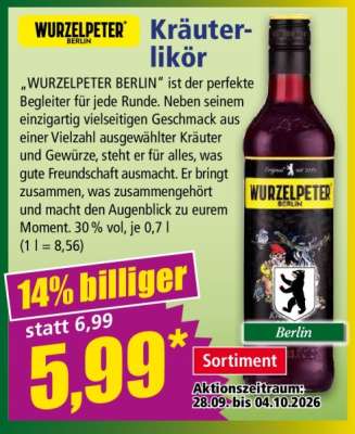 WURZELPETER BERLIN Kräuterlikör
