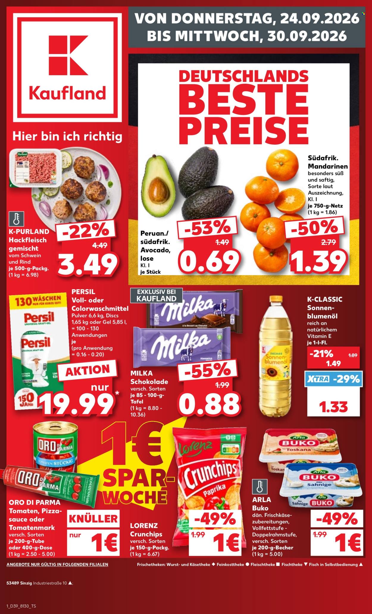 Kaufland Prospekte  - 24.09.2026 - 30.09.2026. Seite 1
