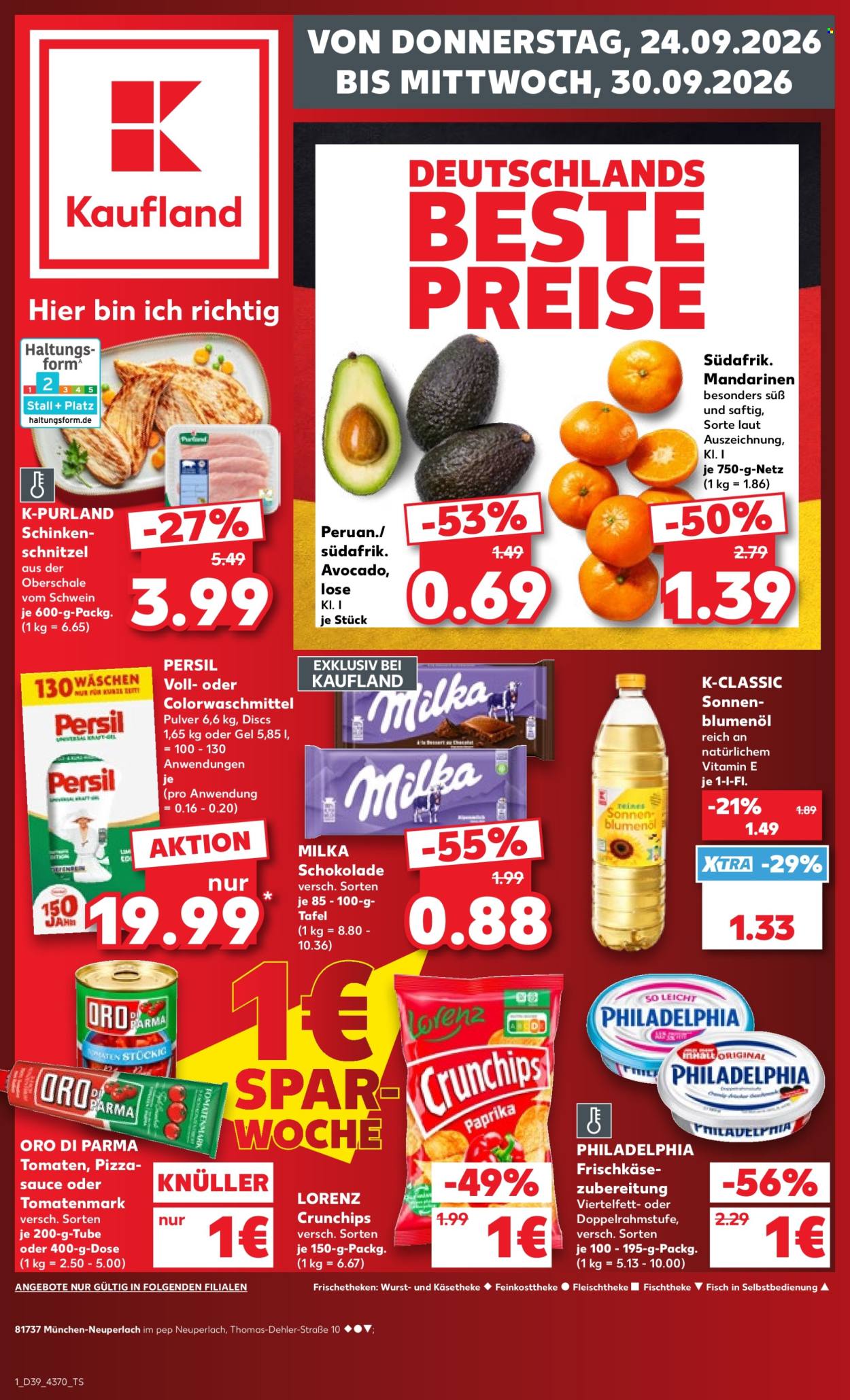 Kaufland Prospekte  - 24.09.2026 - 30.09.2026. Seite 1