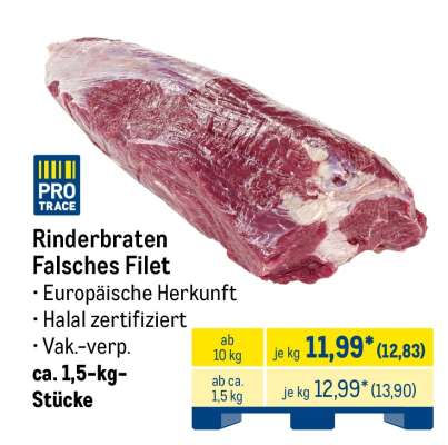 Rinderbraten Falsches Filet