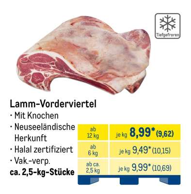 Lamm-Vorderviertel