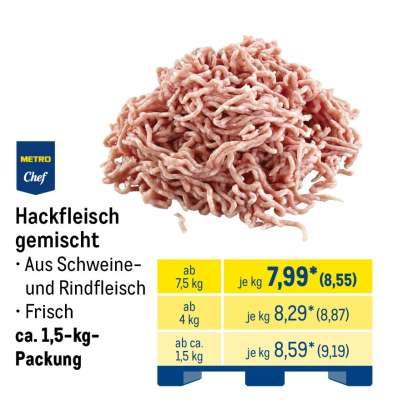 Hackfleisch gemischt
