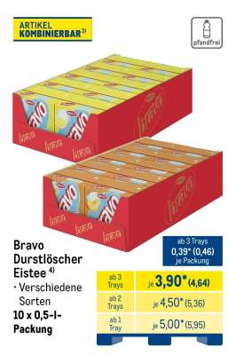 Bravo Durstlöscher Eistee