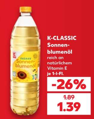 K-CLASSIC Sonnenblumenöl
