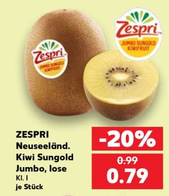 ZESPRI Neuseeländ. Kiwi Sungold Jumbo, lose