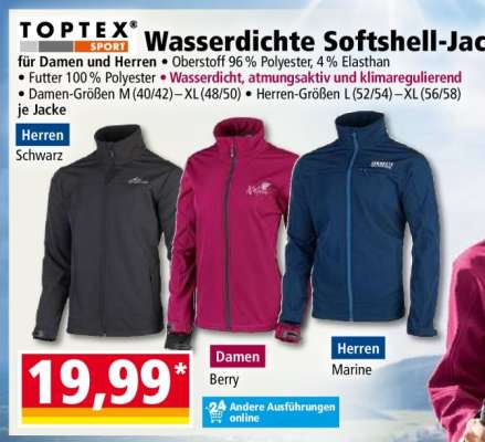 Wasserdichte Softshell-Jacke