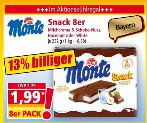 Monte Snack 8er