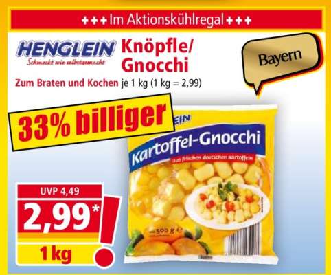 Knöpfle/Gnocchi