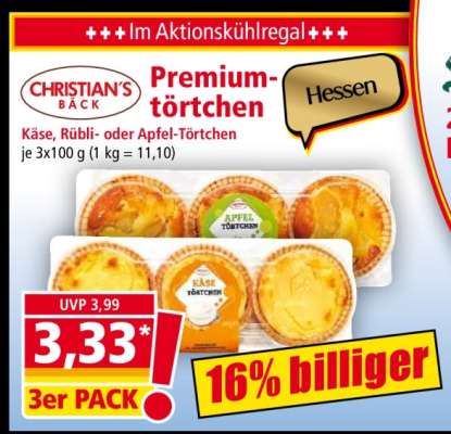 Premium-Törtchen