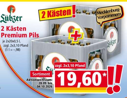 2 Kästen Premium Pils