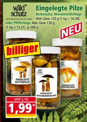 Eingelegte Pilze
