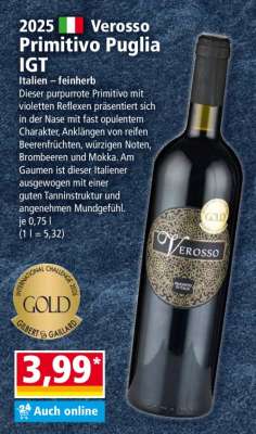 Verosso Primitivo Puglia IGT