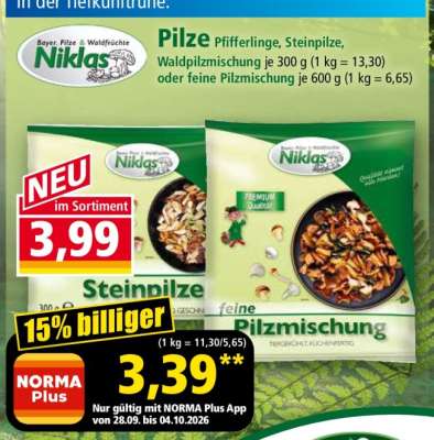 Feine Pilzmischung