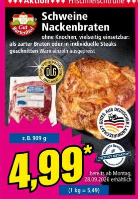 Schweine- nackenbraten*