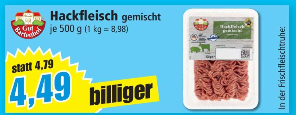 Hackfleisch gemischt