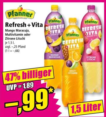 PFANNER Refresh Vita