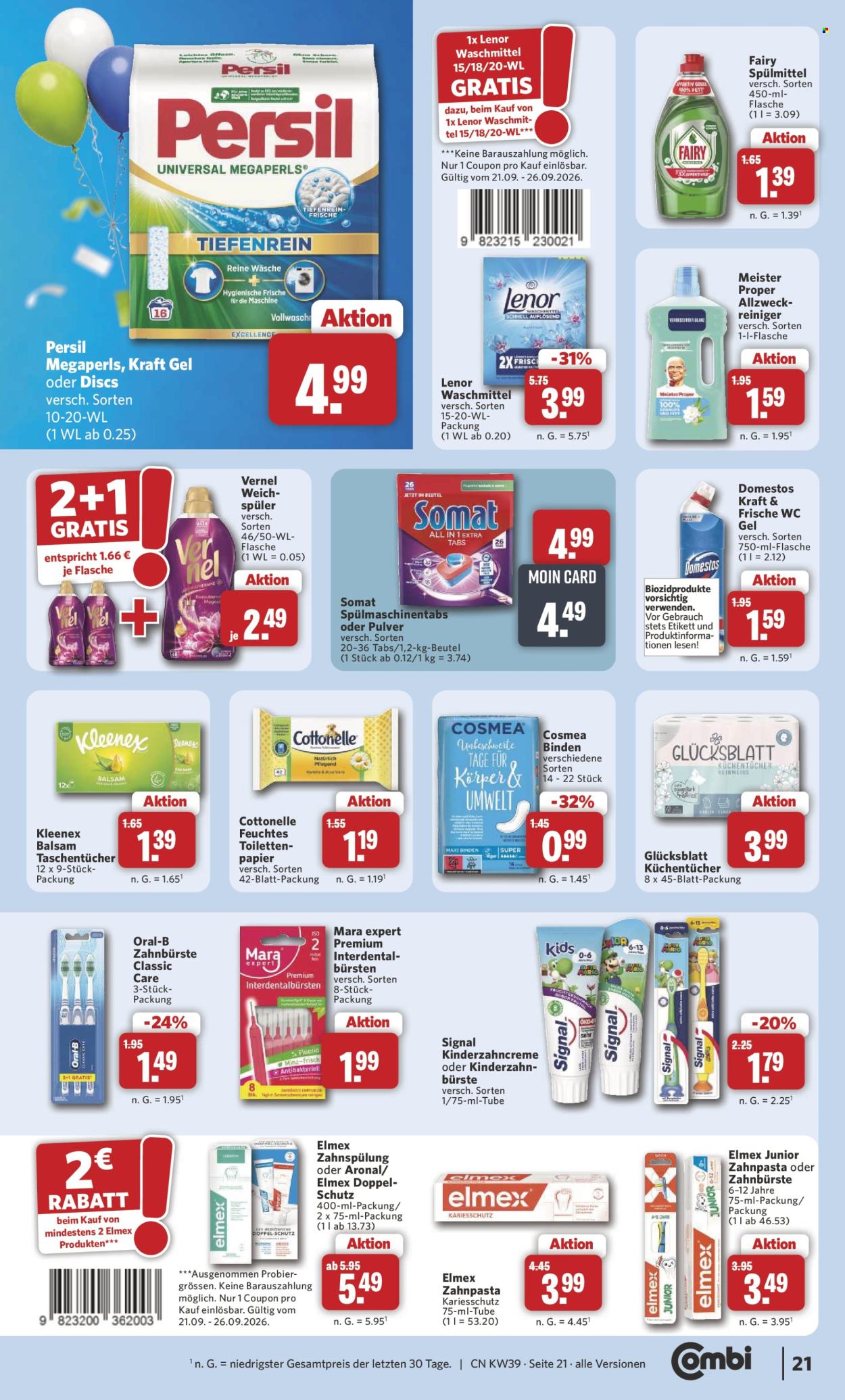 Combi Prospekte  - 21.09.2026 - 26.09.2026. Seite 23
