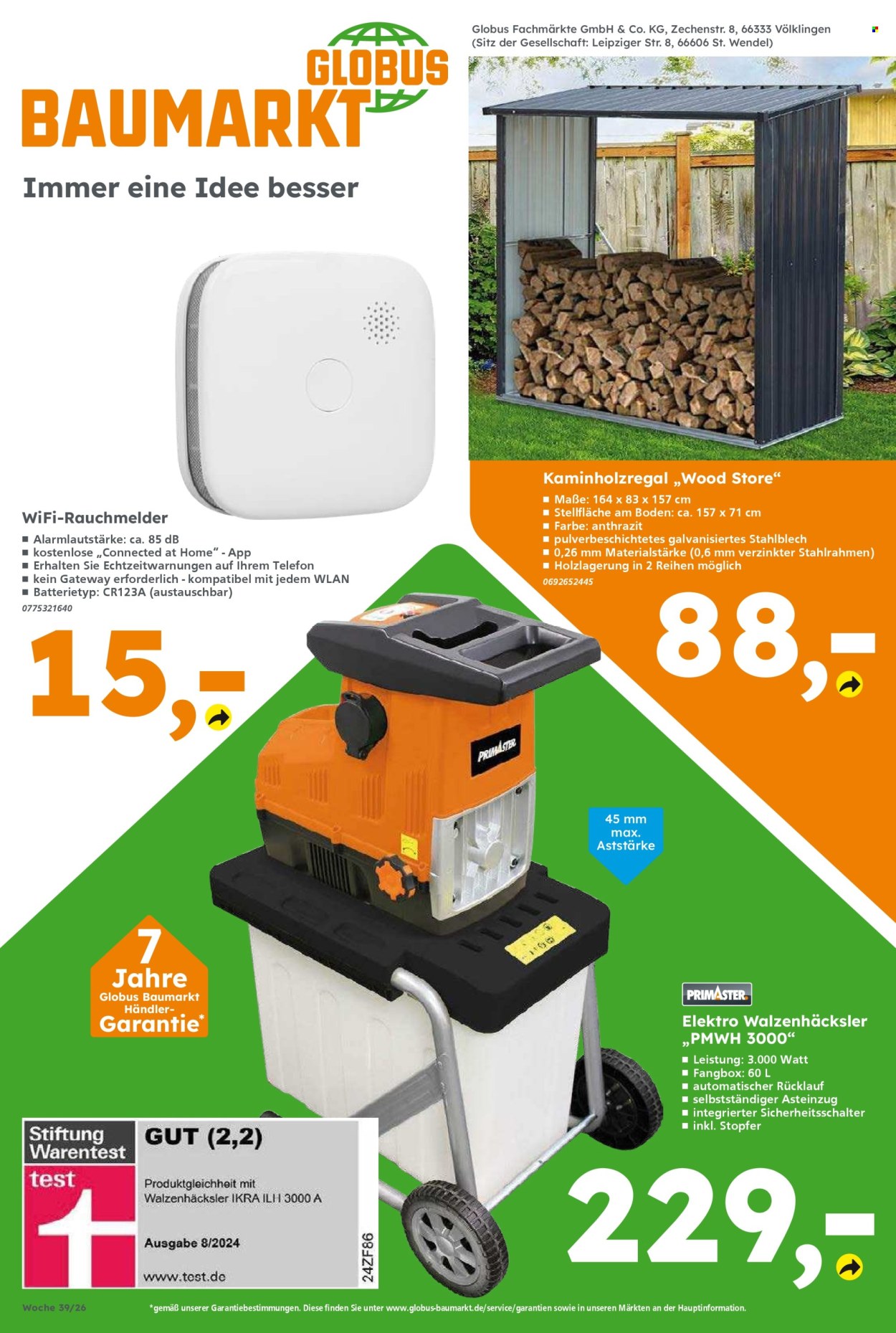 Globus Baumarkt Prospekte  - 21.09.2026 - 26.09.2026. Seite 14