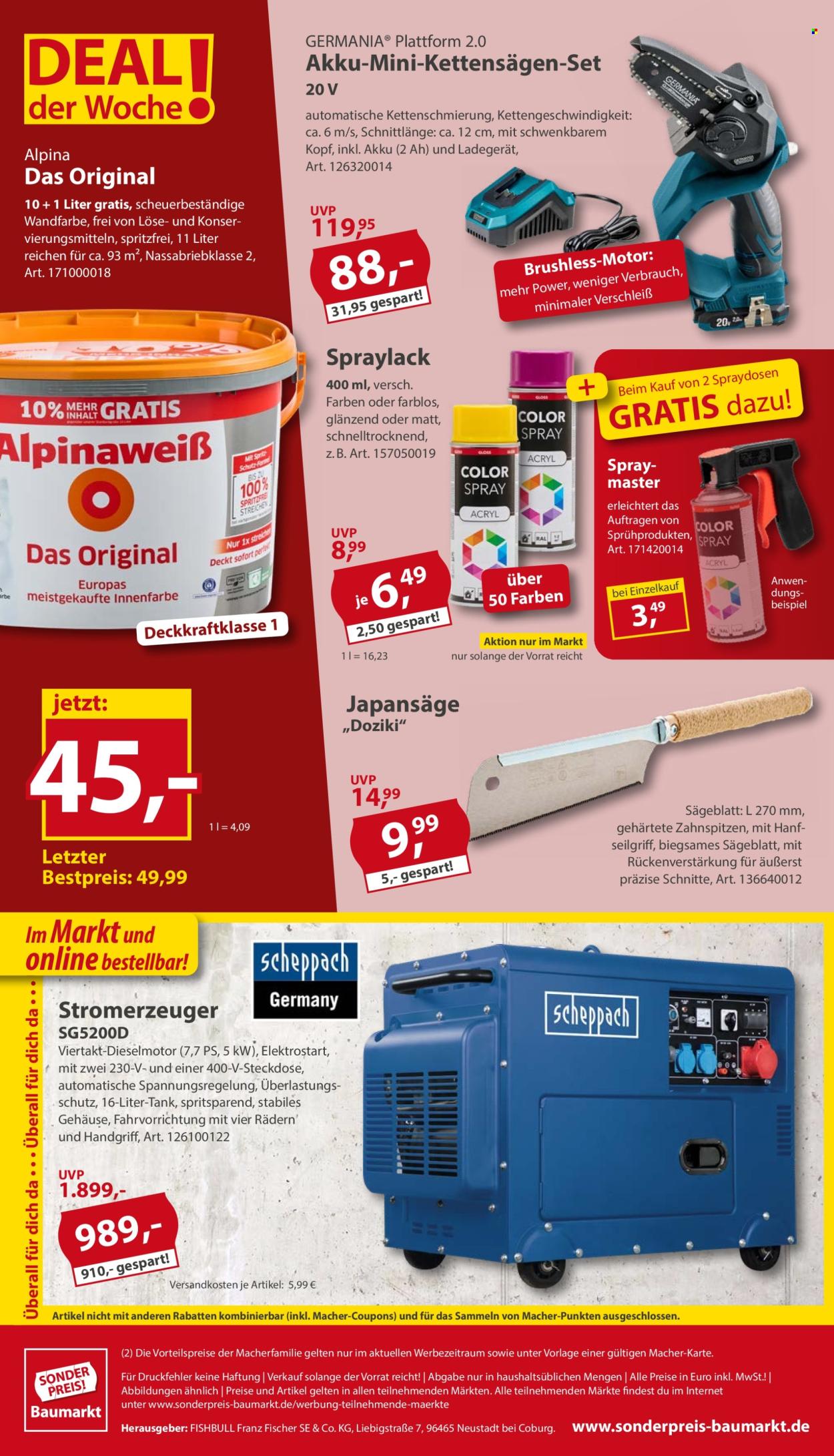Sonderpreis-Baumarkt Prospekte  - 26.09.2026 - 2.10.2026. Seite 16