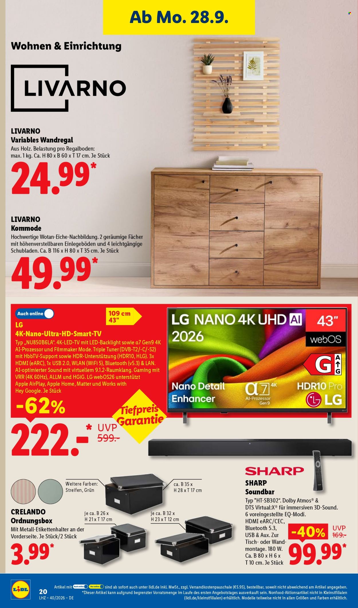 Lidl Prospekte  - 28.09.2026 - 2.10.2026. Seite 36