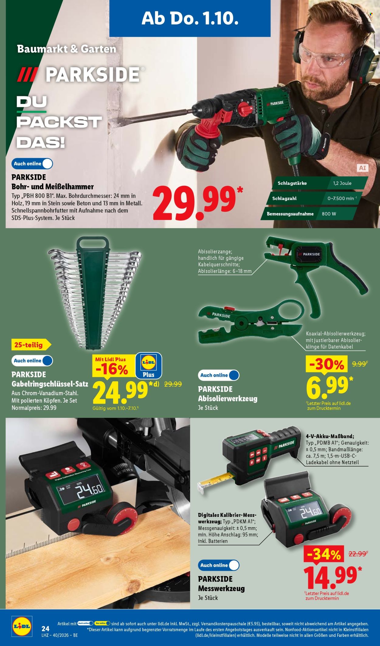 Lidl Prospekte  - 28.09.2026 - 2.10.2026. Seite 40