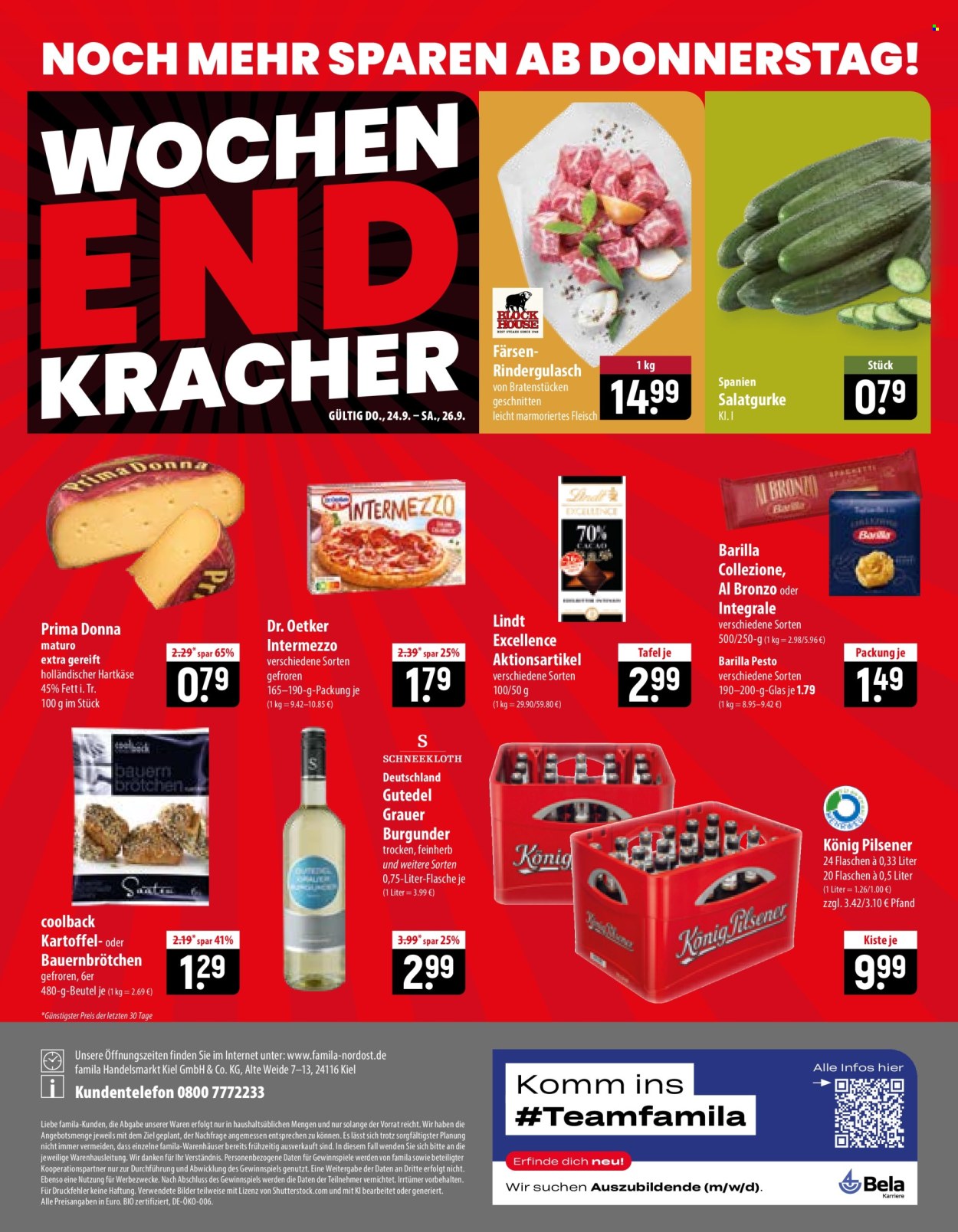 famila Prospekte  - 21.09.2026 - 26.09.2026. Seite 24