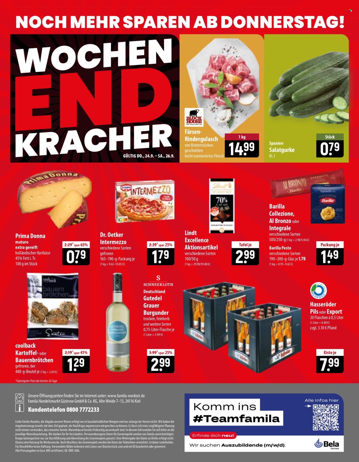 famila Prospekte  - 21.09.2026 - 26.09.2026. Seite 24