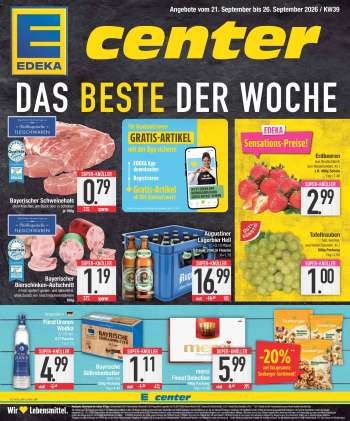 Prospekte Edeka - 21.09.2026 - 26.09.2026.