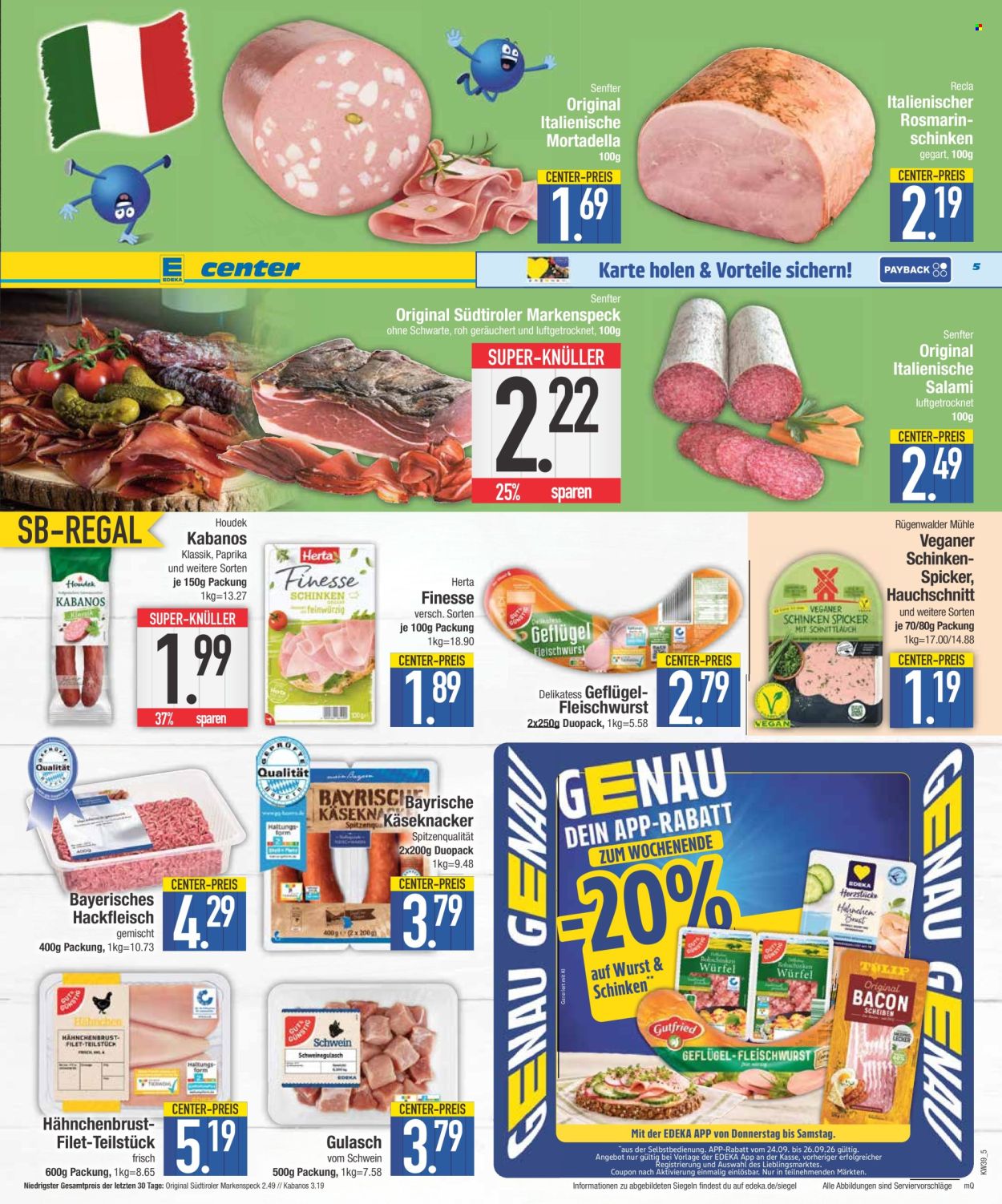 Edeka Prospekte  - 21.09.2026 - 26.09.2026. Seite 5