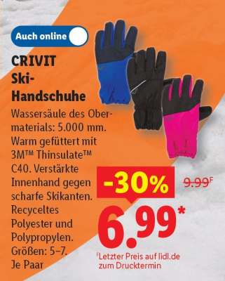 CRIVIT Ski-Handschuhe