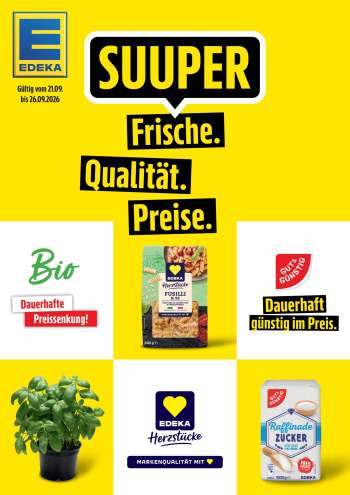 Prospekte Edeka - 21.09.2026 - 26.09.2026.