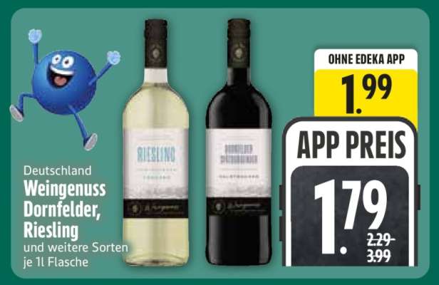 Weingenuss Dornfelder, Riesling