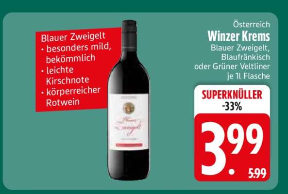 Winzer Krems Blauer Zweigelt