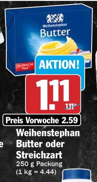 Weihenstephan Butter oder Streichzart