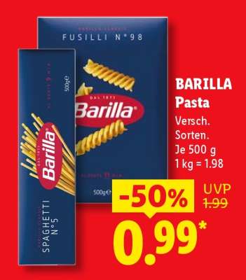 Barilla Pasta*