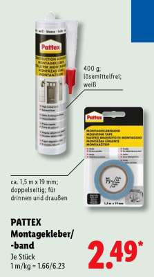 PATTEX Montagekleber/-band