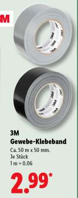 3M Gewebe-Klebeband