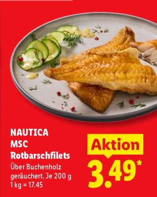 NAUTICA MSC Rotbarschfilets