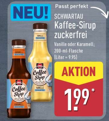 SCHWARTAU Kaffee-Sirup zuckerfrei