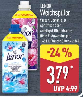 Lenor Weichspüler